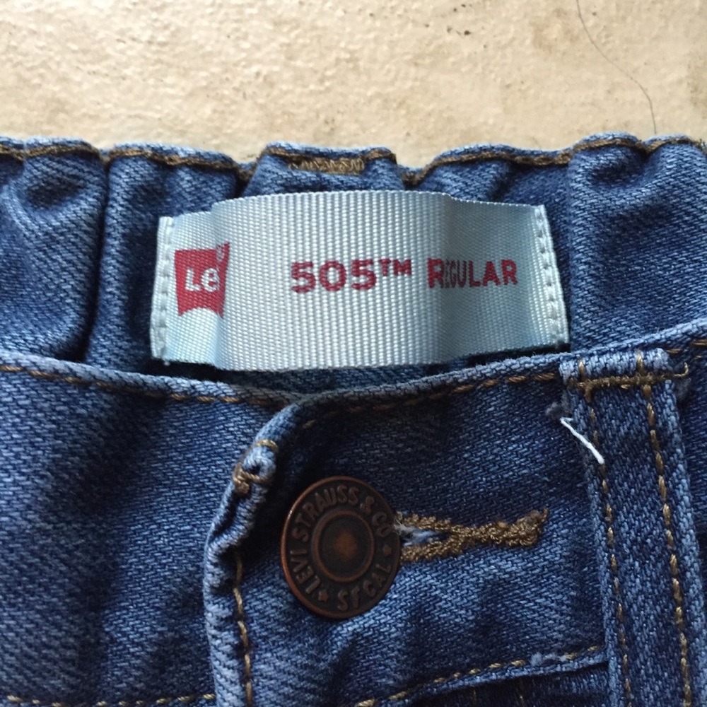 Levi’s 505 Regular Kids 12 26x26 Denim Jeans - Picture 4 of 8